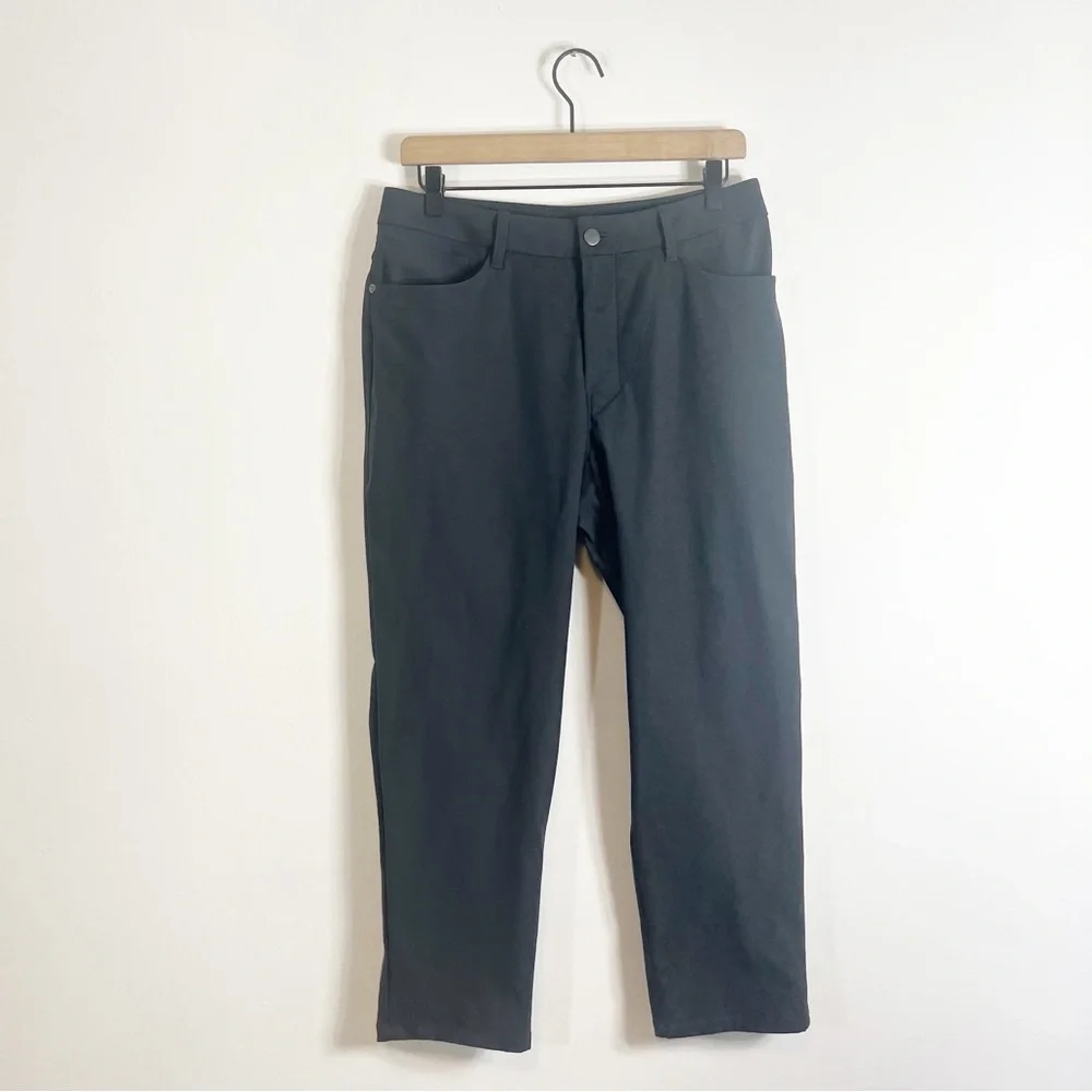 Lululemon ABC Classic-Fit Pant 27” Inseam Warpstreme Obsidian Gray 32 - Picture 5 of 8